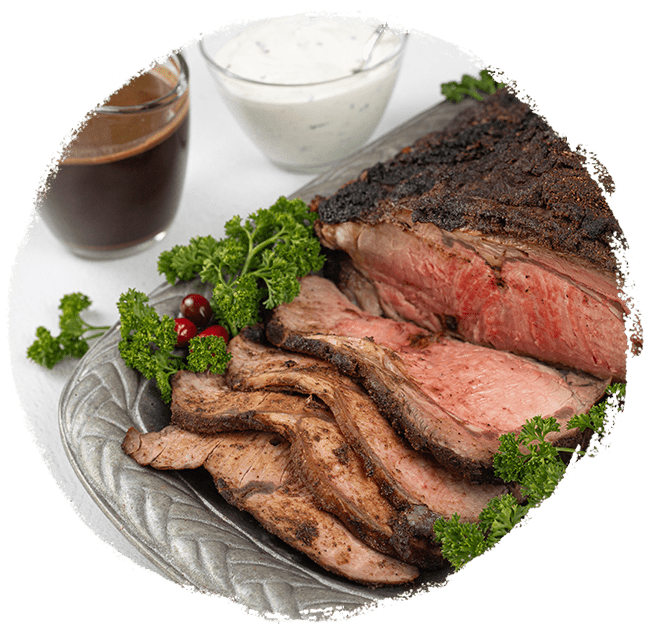 Marukan Prime Rib with Au Jus and Horseradish Sauce